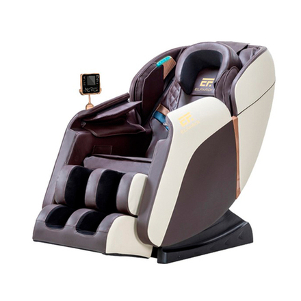 Массажное кресло Elfardi S9 белый и карри