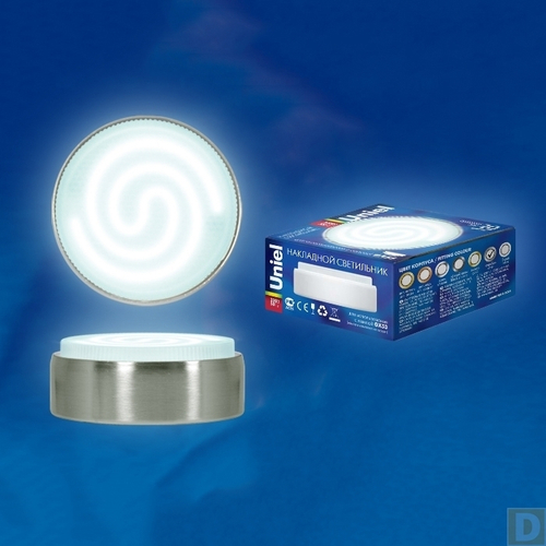 GX53-12/2700/P1 Матовый хром Светильник ультратонкий накладной