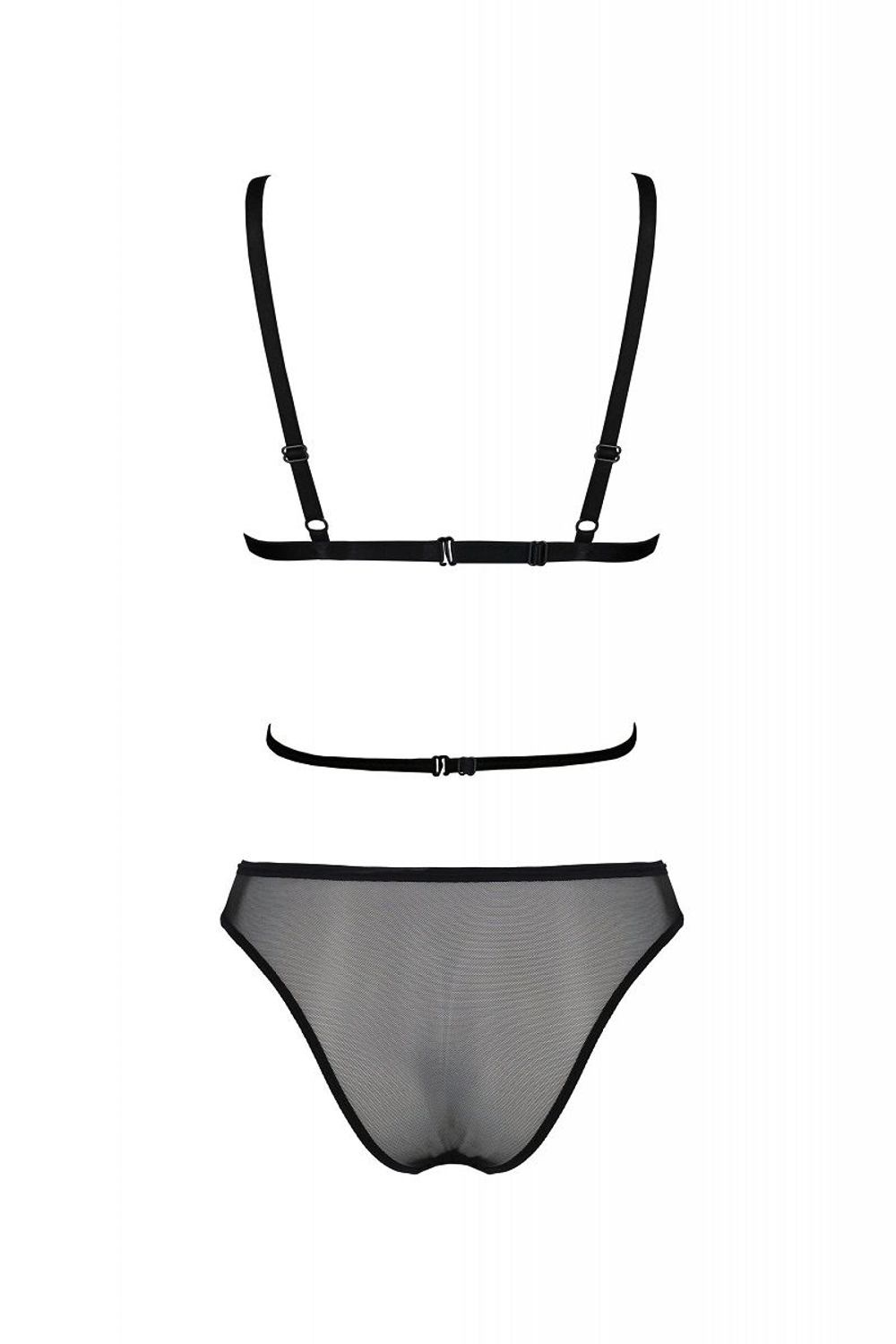 Пикантный комплект белья Varella (Размер: L-XL) (Цвет: черный)