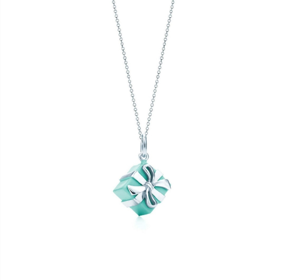 Подвеска "подарок" Из серебра 925 , Tiffany, Тиффани, В наличии💠