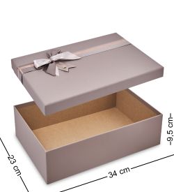 WF-182-B Набор коробок из 3 шт, серо-коричневый