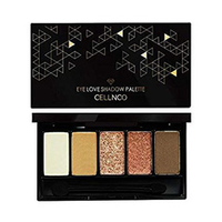 Тени для век набор Коричневые оттенки Cellnco Eye Love Shadow Palette Brown Mood