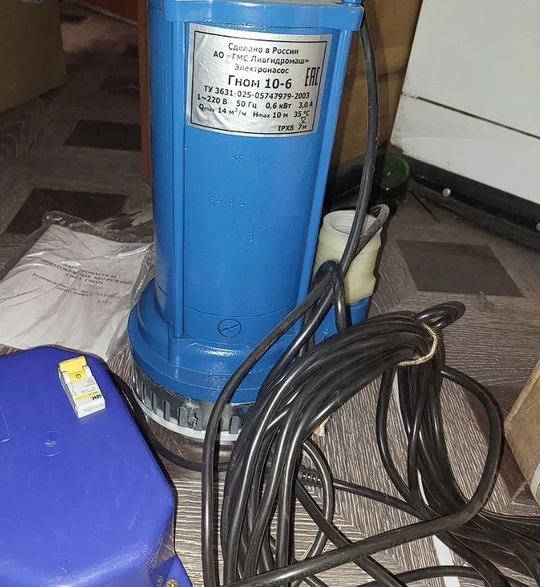 Насос дренажный ГНОМ 10-6
