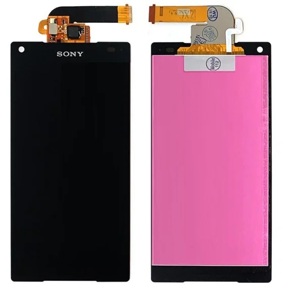 Дисплей для Sony Z5 compact в сборе с тачскрином на рамке (Pink)