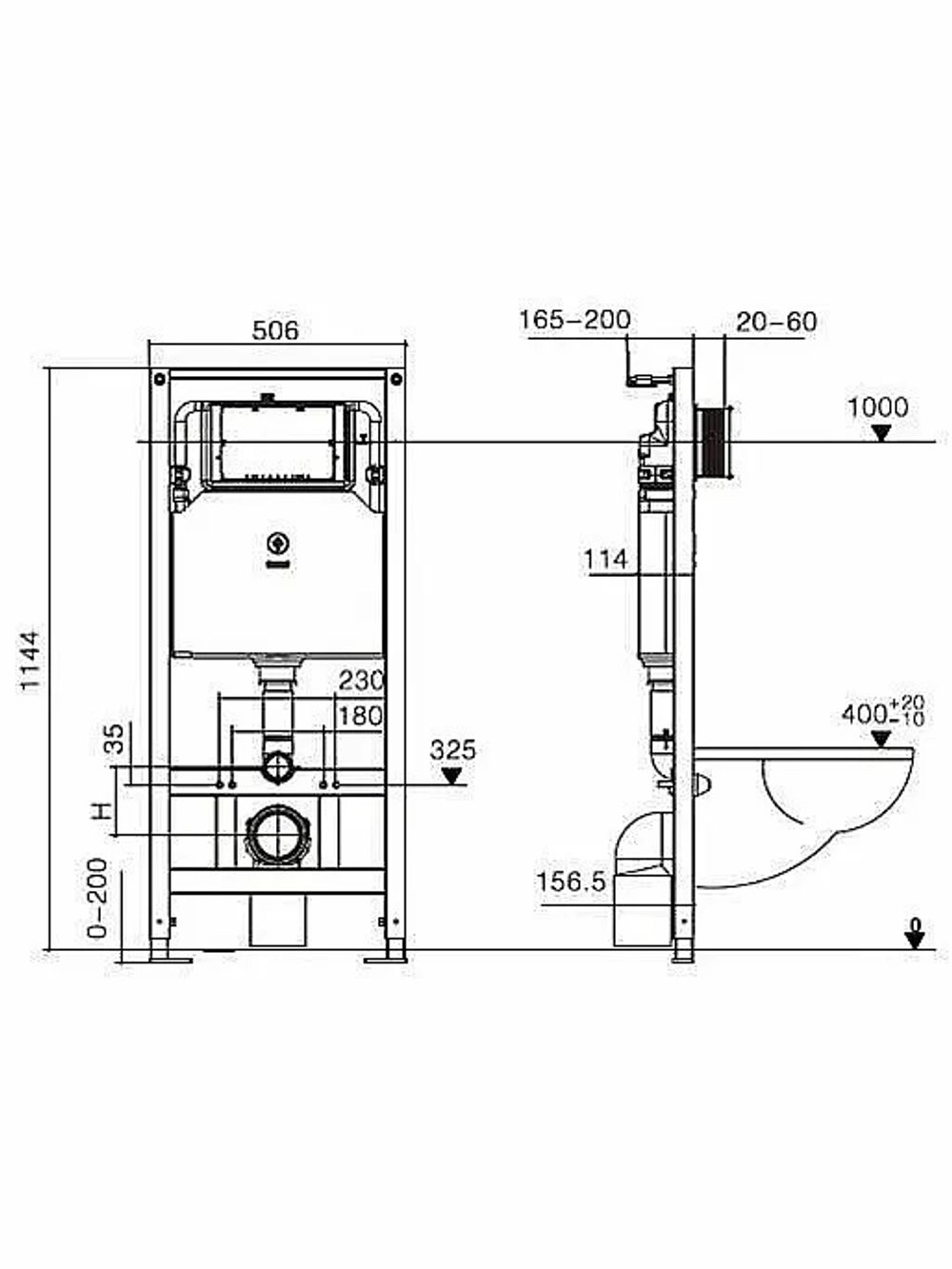 Унитаз подвесной WeltWasser WW GELBACH 10000012028 с крышкой микролифт, безободковый, смыв торнадо, в комплекте с инсталяцией, серый матовый