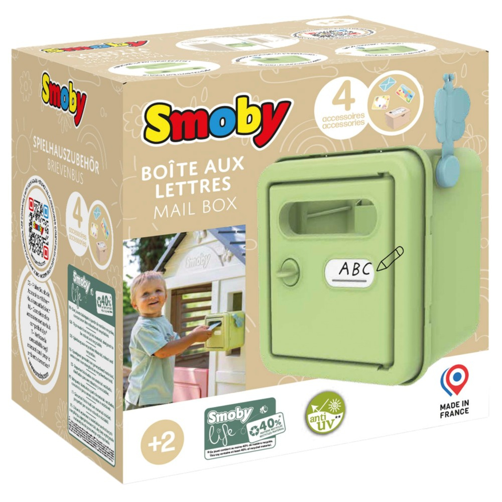 Игрушечный почтовый ящик Smoby 810929 с аксессуарами для детей от 2 лет — фото 1