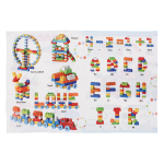 Конструктор блочный 150 элементов, пакет 6678-5A