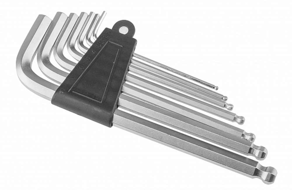 Набор шестигранников KL-9704A KENLI, 7шт на 2.5/3/4/5/6/8/10мм в клипсе