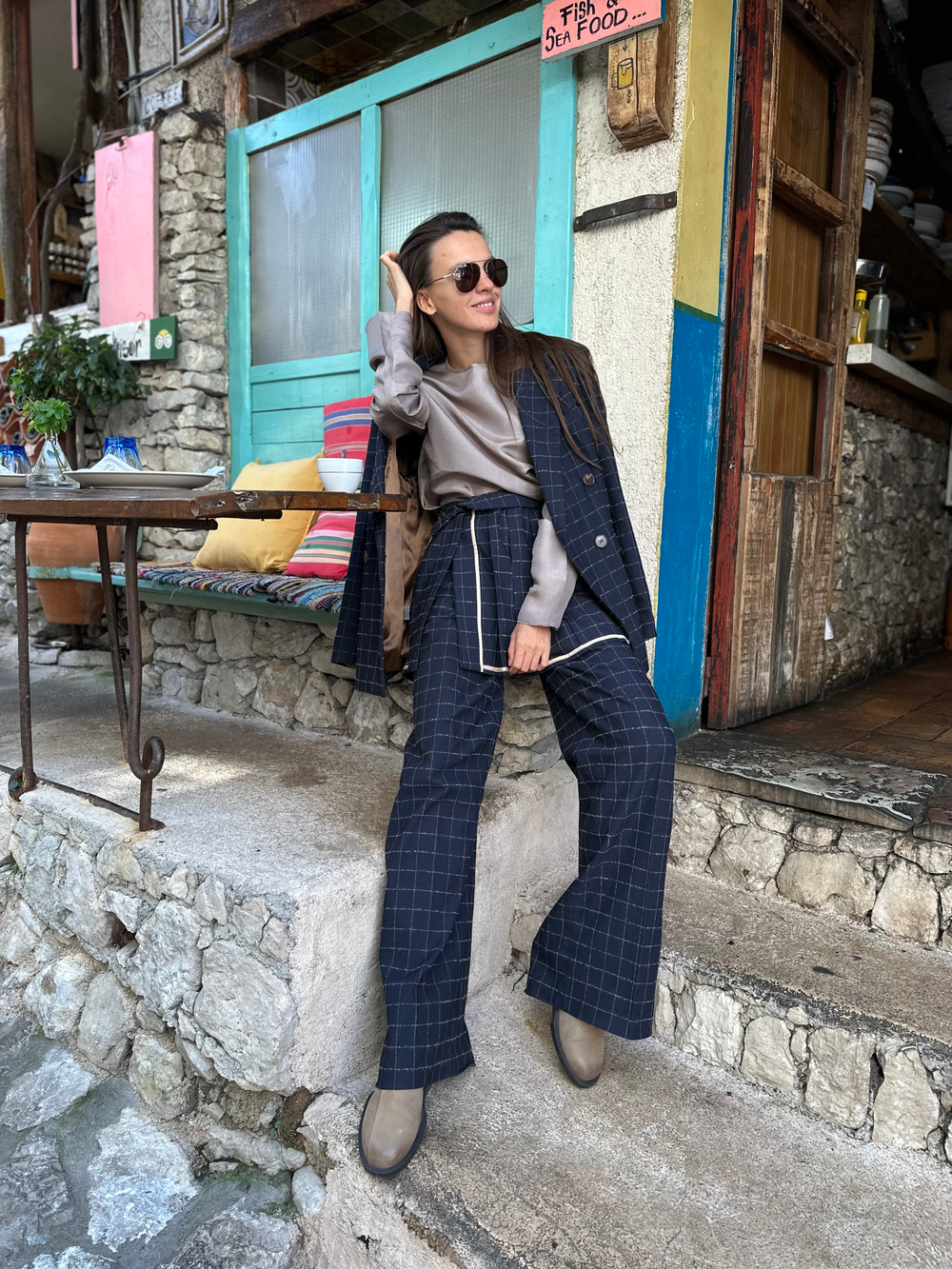 Двусторонняя юбка в складку •ШКОЛА•