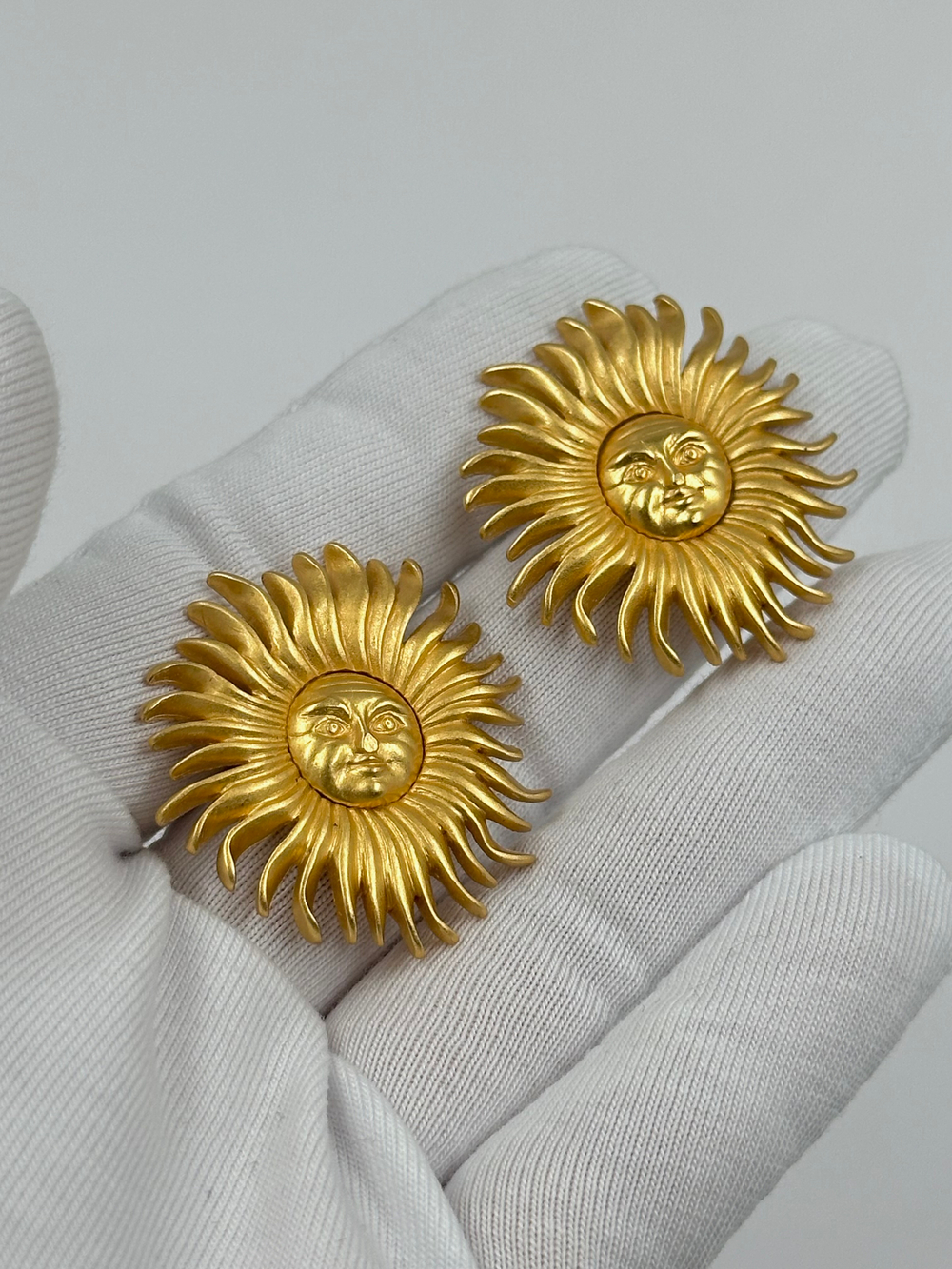 Серьги Солнце Monet