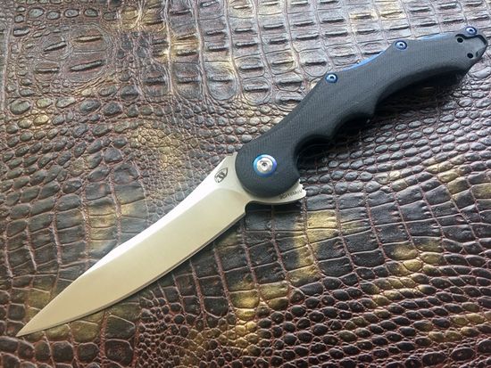 Складной нож Reptilian Рейв-01 c клинком из стали 9Cr18MoV, рукоять G10