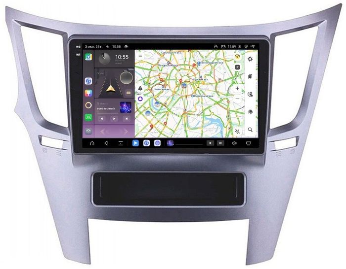 Магнитола для Subaru Legacy, Outback 2009-2015 - Kuberg OL-9514 QLed+2K, Android 13, Быстрейшая, CarPlay, 4G SIM-слот