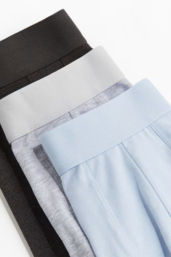 H&M Набор трусов-боксеров ( 5 шт.), серый меланж