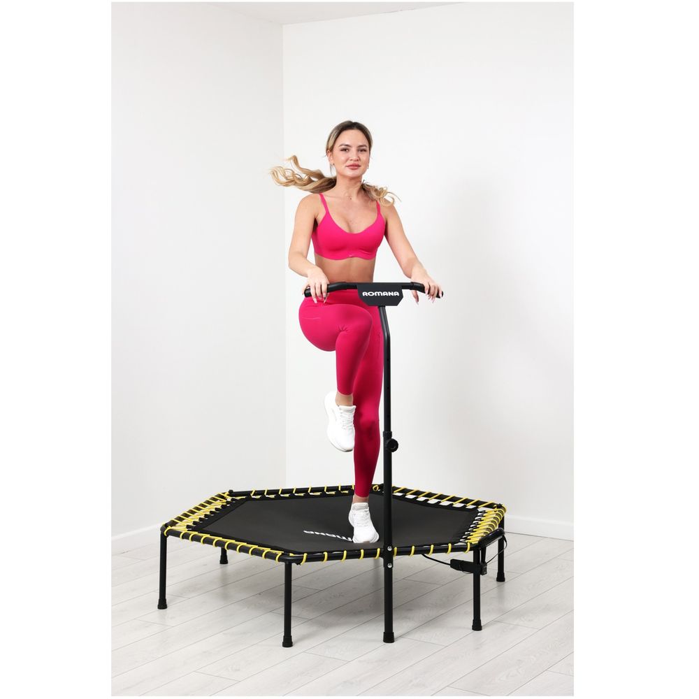 Батут для джампинга с рукояткой и счетчиком Romana 12.10.00 (зеленый)