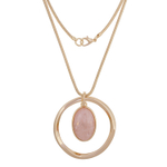 Колье Fiore Luna ROSE QUARTZ LN5131R/RG