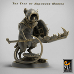 Крыса scaven rat мышь Воин Паладин Варвар Файтер Рыцарь миниатюра для dnd, днд, pathfinder, фентези, Настольная игра, НРИ, Варгейм, РПГ