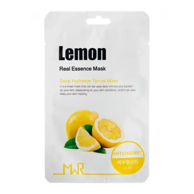Lemon Sheet Mask MWR | Маска для лица с экстрактом лимона