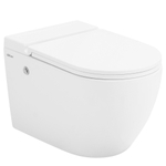 Комплект ABBER подвесной унитаз Bequem AC1108P белый с импульсным смывом с инсталляцией AC0101P