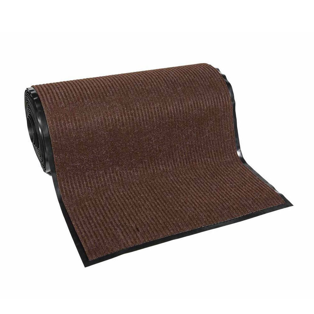 Коврик 120*150см влаговпитывающий ребристый FLOOR MAT "Стандарт", коричневый