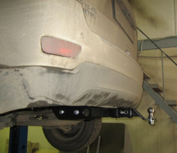 Фаркоп Бизон на Jeep Grand Cherokee FA 0977-E (WK2, с 2010 г.в. (исключая SRT8)) (паспорт и сертификат в комплекте)(без электрики)