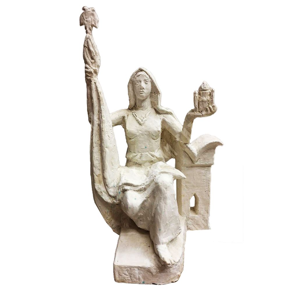 Динес Ю. С. Аллегория Москвы. Оригинальная модель. Гипс, формовка.