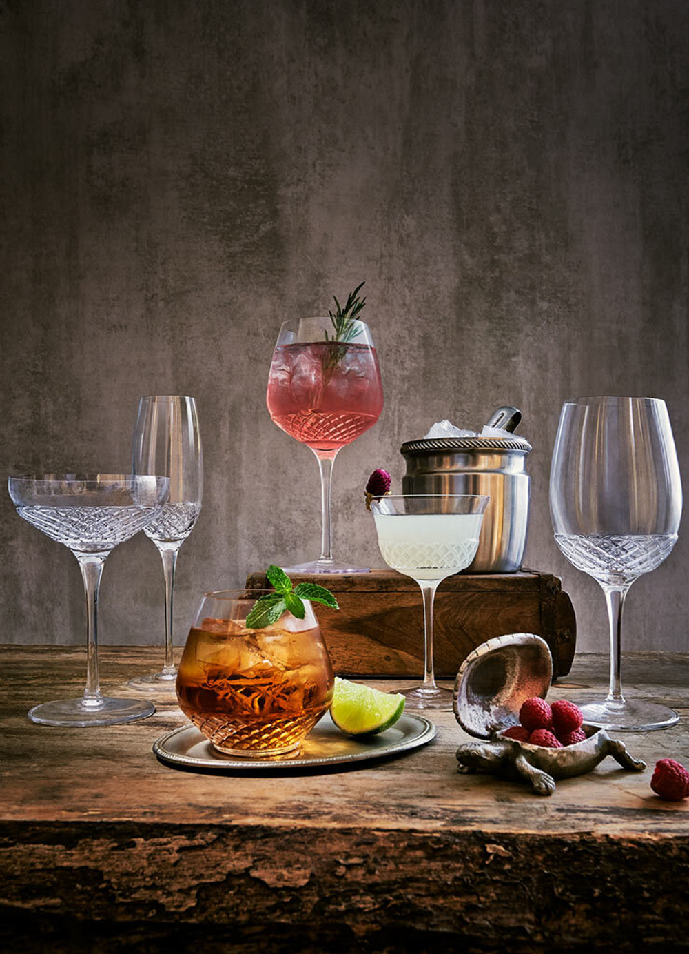 Набор бокалов для коктейлей и джина 6шт 850мл Luigi Bormioli Рим 1960