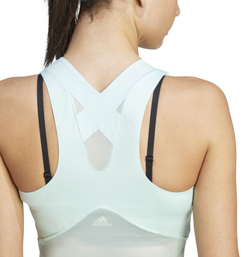 Теннисное платье Adidas Premium Dress - semi flash aqua