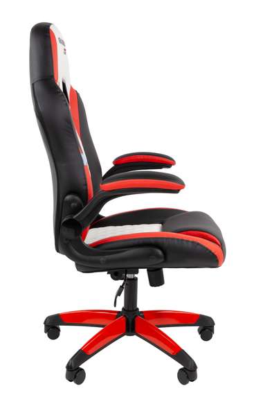 Офисное кресло Chairman Game 15 Россия экокожа черный/красный/белый