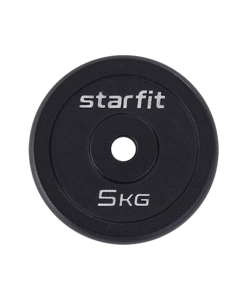 Диск чугунный BB-204 d=26 мм, черный, 5 кг