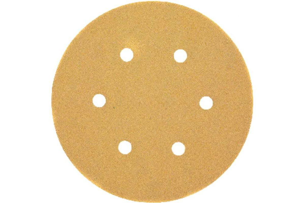 Круг шлифовальный (10 шт; 150 мм; 6 отв; 180G) DEWALT DT3126