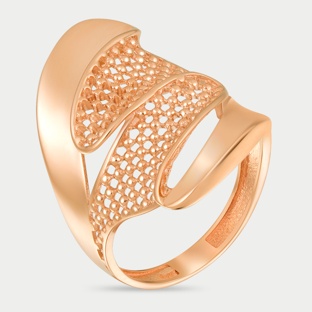 Женское кольцо из розового золота 585 пробы (арт. 70050)