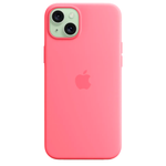Силиконовый чехол с поддержкой MagSafe Apple Silicone Case для iPhone 15 Plus, Pink (Розовый)