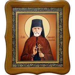 Ксенофонт (Бондаренко) преподобномученик иеромонах. Икона на холсте.