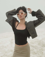 black halter top