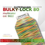 Нить текстурированная Gutermann Bulky-Lock 80 multicolor (1000 метров), 1 кат. | 9822