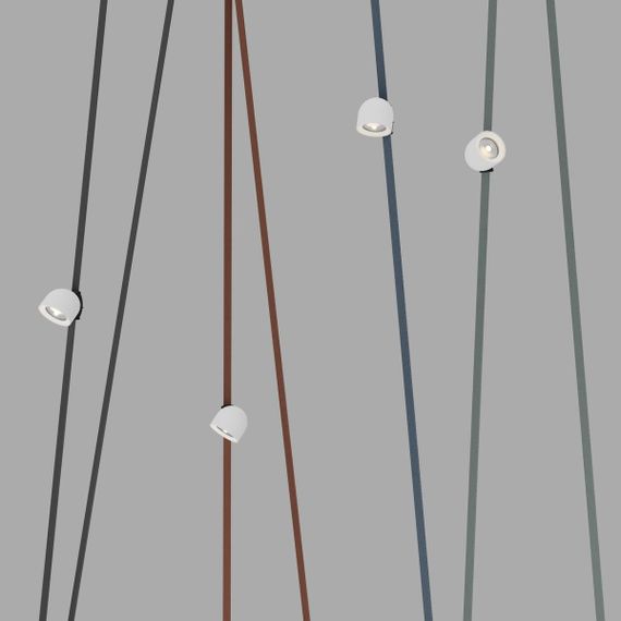 Трековый светодиодный светильник Denkirs Belty Spot DK5540-WH+BK