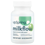 UpSpring, Milkflow, пажитник и кникус благословенный, 100 растительных капсул