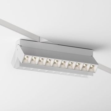 Трековый магнитный светодиодный светильник TR077-2-20W3K-W белый Gravity Points Rot Maytoni