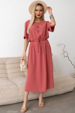 Платье Каталина (коралл) Р11-1246/3 Nikol