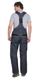 Полукомбинезон СИРИУС-ПРЕСТИЖ-Л темно-серый с черным