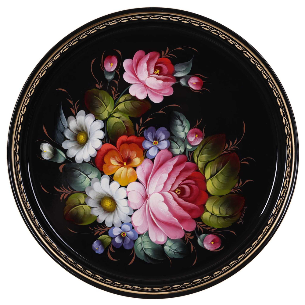 Zhostovo metal tray A9D280225140