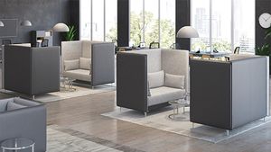 Офисные диваны Графит В