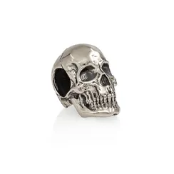 Шарм Череп Skull Victory mini - бусина для браслета из мельхиора