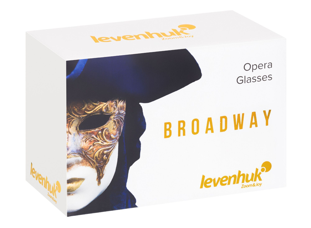 Театральный бинокль-лорнет Levenhuk Broadway 325E, красный