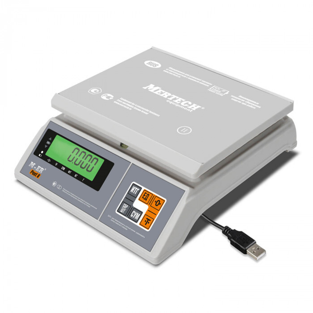 Фасовочные весы Mertech M-ER 326 AFU-3.1 "Post II" LCD (USB-COM)