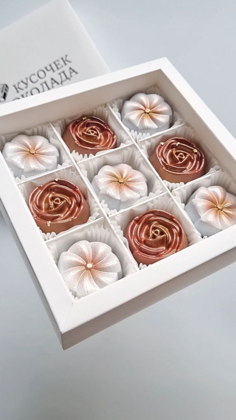 763 | Форма для шоколадных конфет "Роза" (275*175мм)