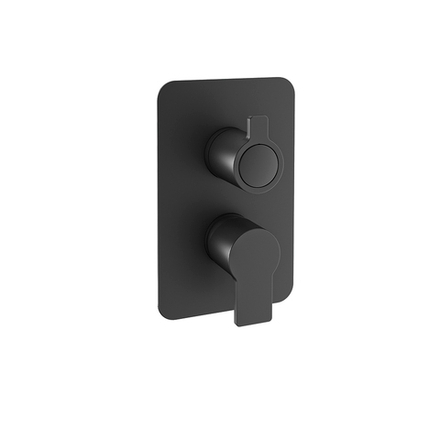 Встраиваемый смеситель для душа на 3 выхода BLAUTHERM 941513SNM черный