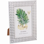 Фоторамка 10*15см «Неаполь» серебро, пластик