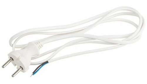 Шнур сетевой с вилкой ШВВП 2х0,75 1.8м 6А