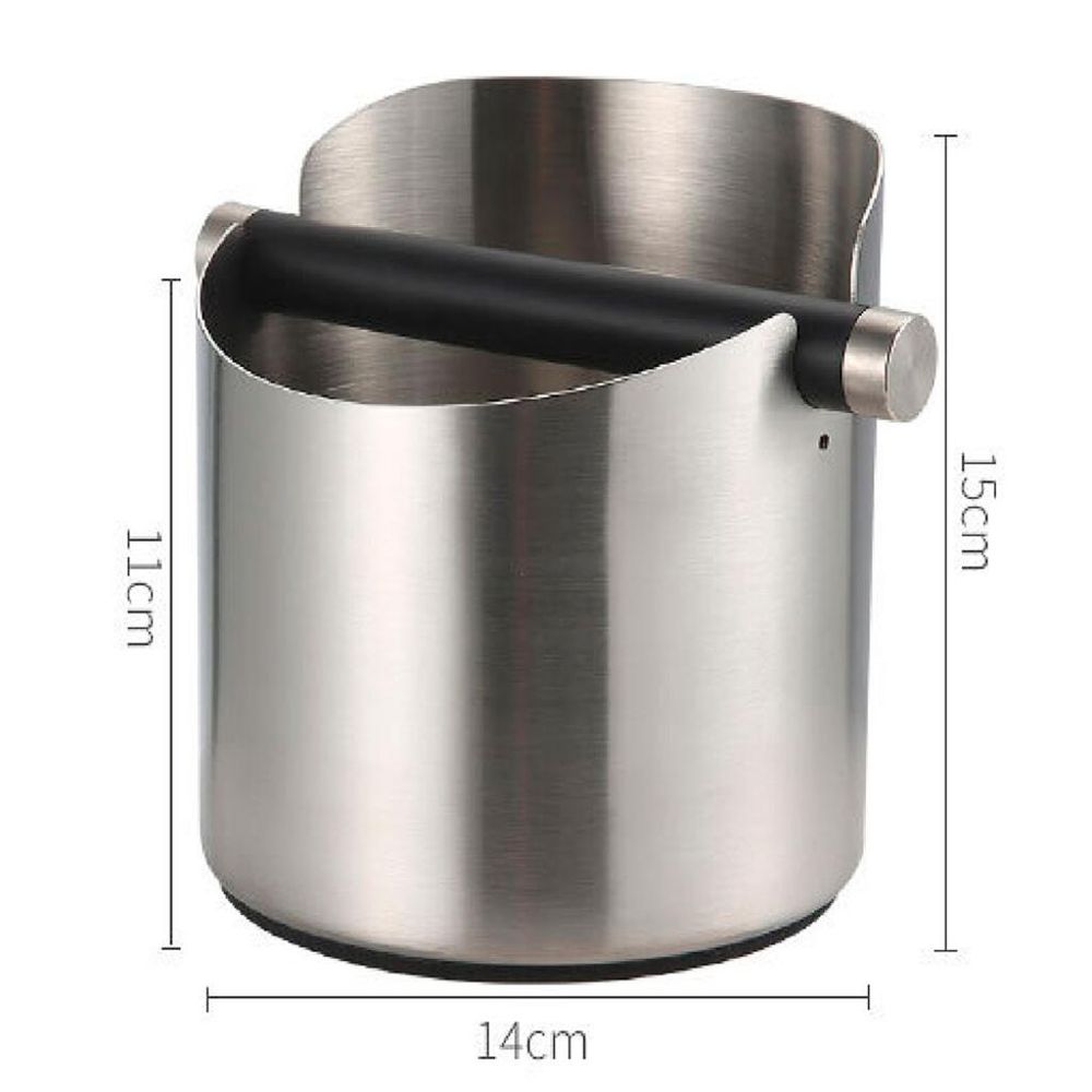 Нок-бокс для сброса кофейного жмыха d 13,6 h14,5 см нерж. P.L. Barbossa